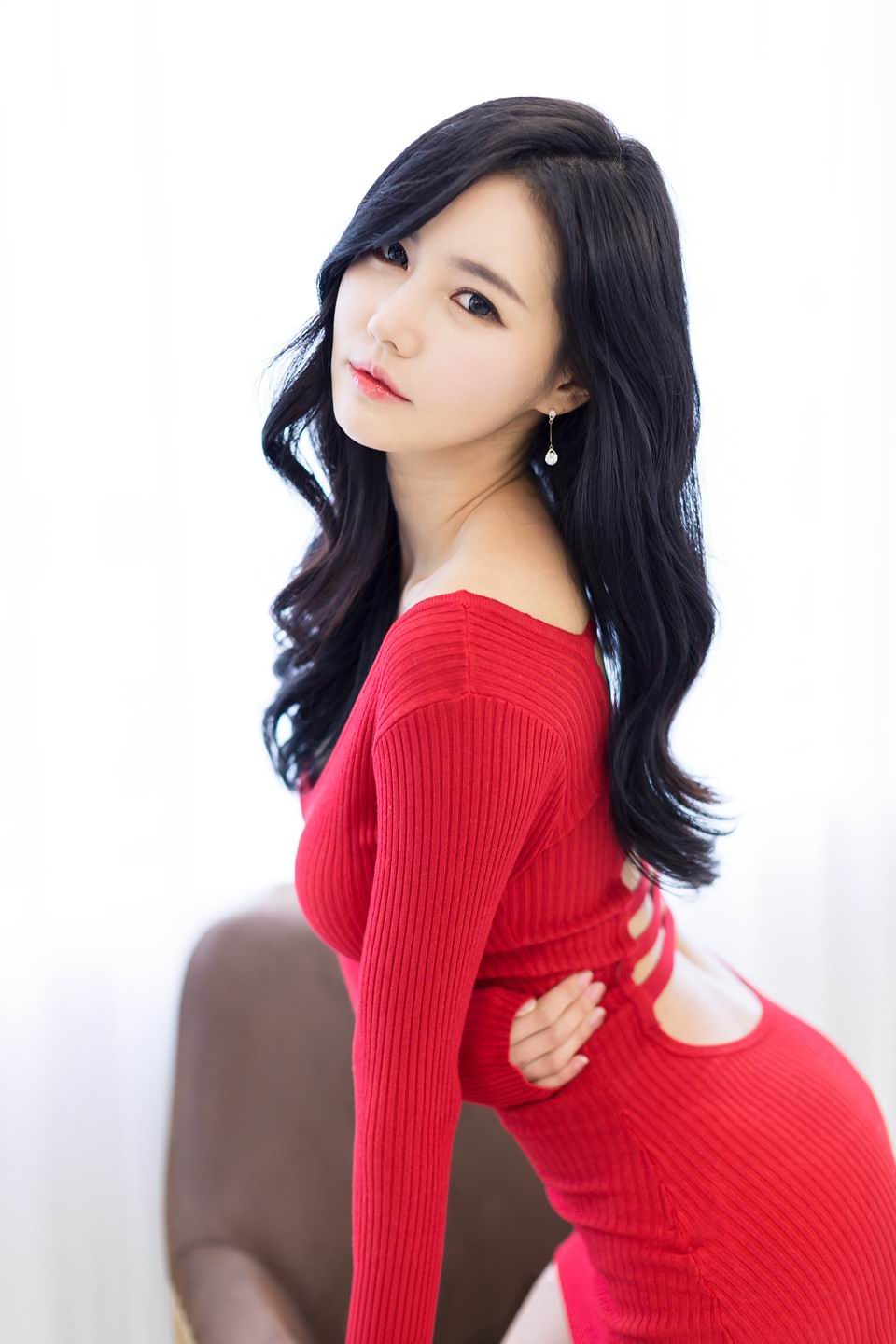 韩国绝美车展模特韩佳恩